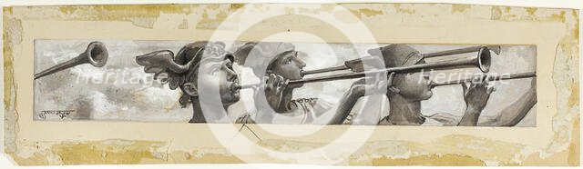 Deafening the Swallows' Twitter, Came a Thrill of Trumpets, 1885. Creator: Will H. Low.