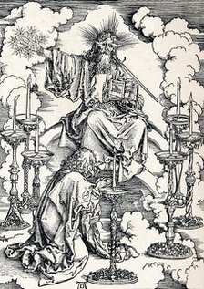 'The Vision of the Seven Candlesticks', 1498 (1906).  Artist: Albrecht Durer.
