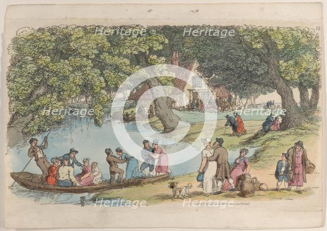 Plate 15, from "World in Miniature", 1816., 1816. Creator: Thomas Rowlandson.