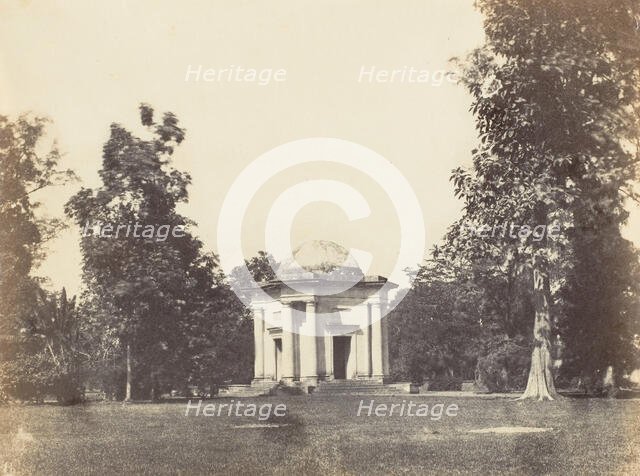 [Entrance to Botanical Gardens, Calcutta], 1850s. Creator: Captain R. B. Hill.