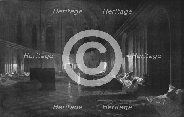 'L'Armee Britannique dans le Nord de la France; L'Hospital Anglais de l'acien college..., 1916 Creator: J Simont.