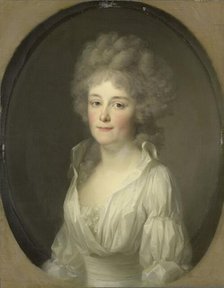 Portrait of Johanna Ferdinanda van Collen, Wife of Salomon Rendorp, 1793. Creator: Friedrich Tischbein.