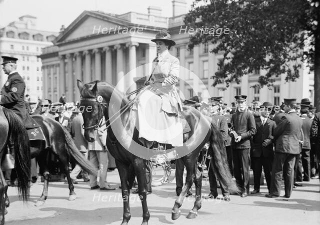Rublee, Mrs. Juliet, Woman Suffrage, 1914. Creator: Harris & Ewing.
