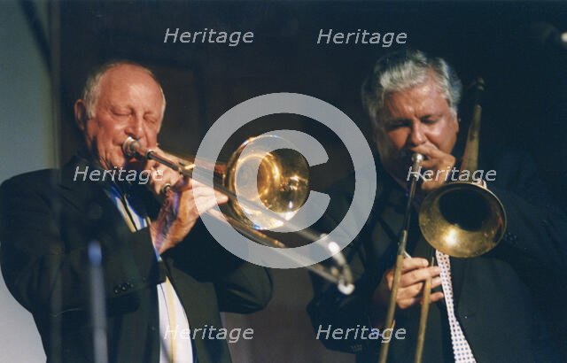 Roy Williams and Dan Barrett, Swinging Jazz Party, Blackpool, 2005. Creator: Brian Foskett.