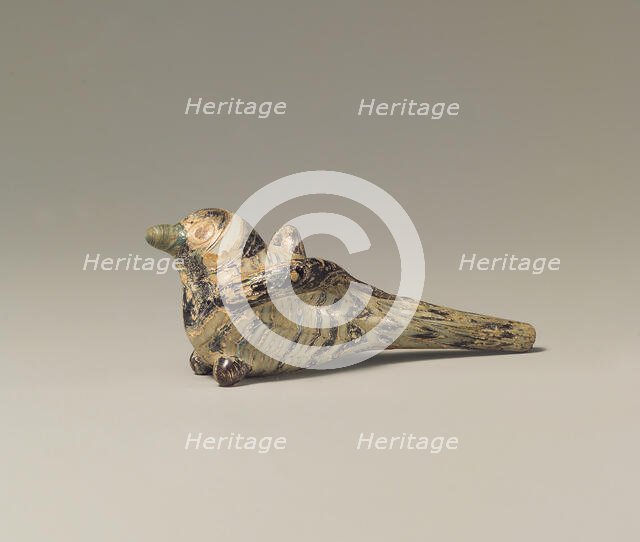 Bird-Shaped Pendant with Marvered Body, Syria, 13th century. Creator: Unknown.