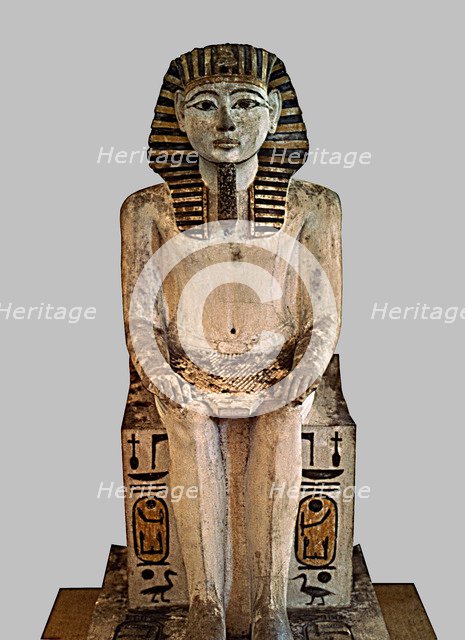 Statue of Amenophis II or Amenhotep, in the XVIII dynasty.