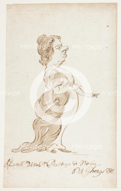 The Duchess of Noia, 1694-1755. Creator: Pier Leone Ghezzi.