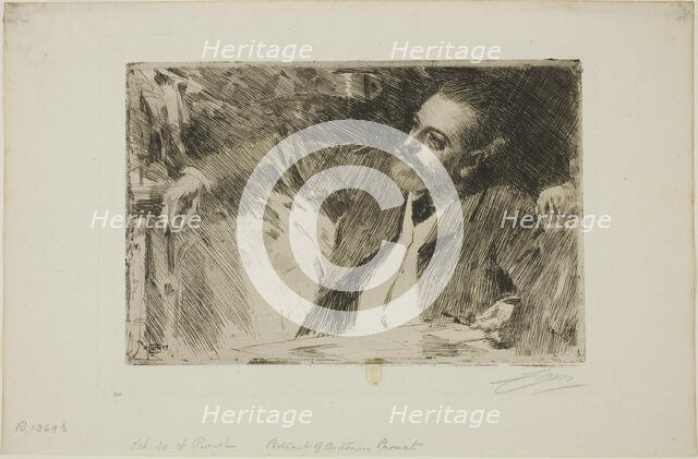 Antonin Proust, 1889. Creator: Anders Leonard Zorn.