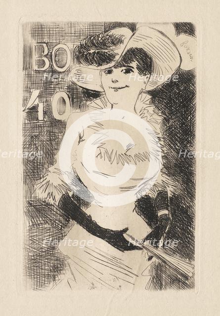 The Walker , 1880-86. Creator: Jean Louis Forain (French, 1852-1931).