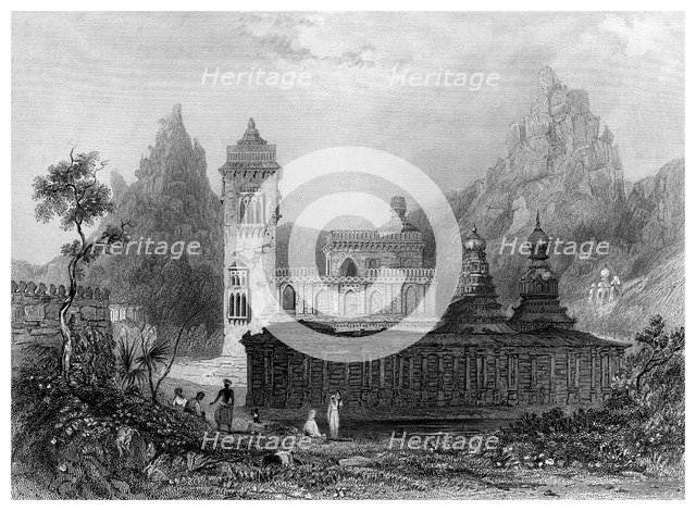 'The Ghugun Mahal, Penkonda'.Artist: James Gardner