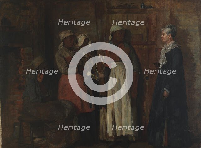 A Visit from the Old Mistress, 1876. Creator: Winslow Homer.