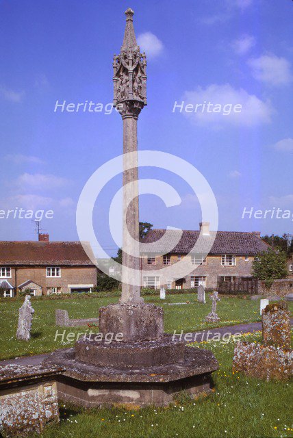 War Memorial in the churchyard at Tintinhull, Somerset, 20th century. Artist: Unknown.