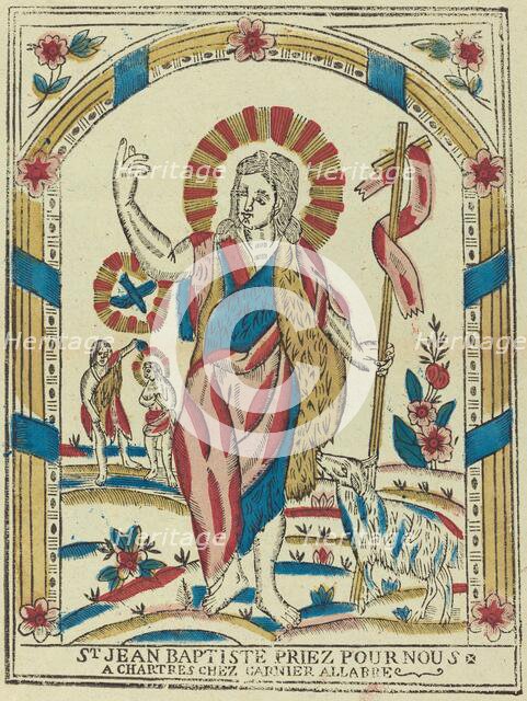 Saint John the Baptist Pray for Us, c. 1820. Creator: Unknown.