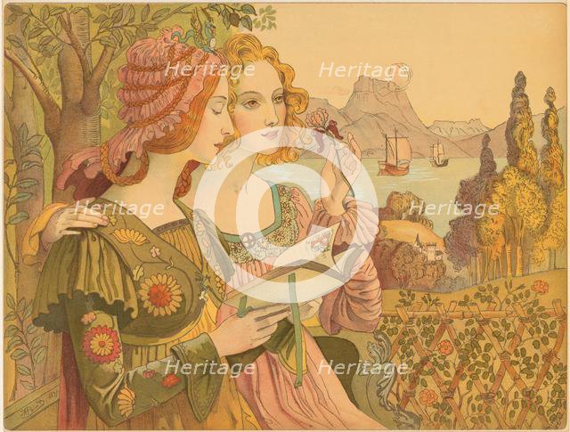 The Golden Legend (Legende Dorée), 1897. Creator: Armand Point (French, 1861-1932); F. Champenois, Paris..