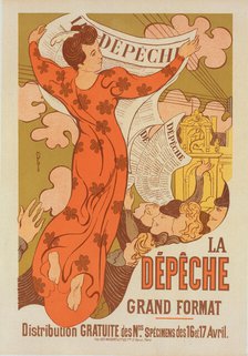 Affiche pour "la Dépêche de Toulouse"., c1898. Creator: Maurice Denis.