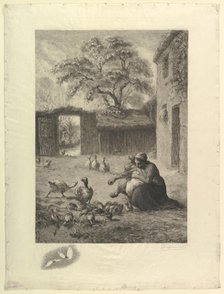 Le Printemps, d'après un pastel de Millet, 1888. Creator: Felix Bracquemond.