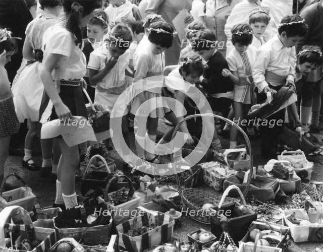Shavuot pageant, Gathering the Fruits, London, 30 May 1968. Artist: Unknown