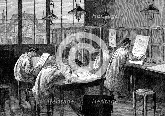 Students at l'Ecole Centrale des Arts et Manufactures, Paris, 1887. Artist: Unknown