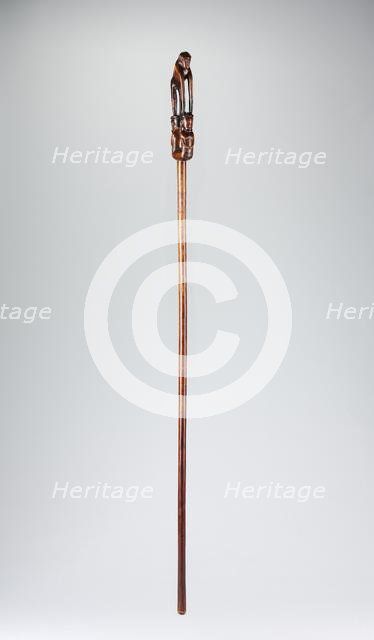 Staff, 1800s-1900s. Creator: The Baboon Master (African).