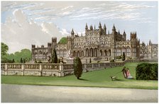 Eaton Hall, Cheshire, home of the Duke of Westminster, c1880. Artist: Unknown
