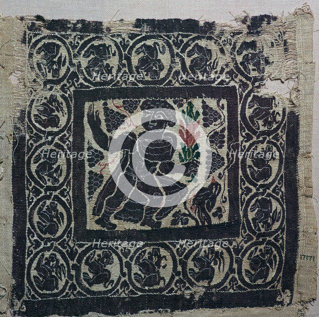 A Coptic textile from Egypt, 3rd century. Artist: Unknown
