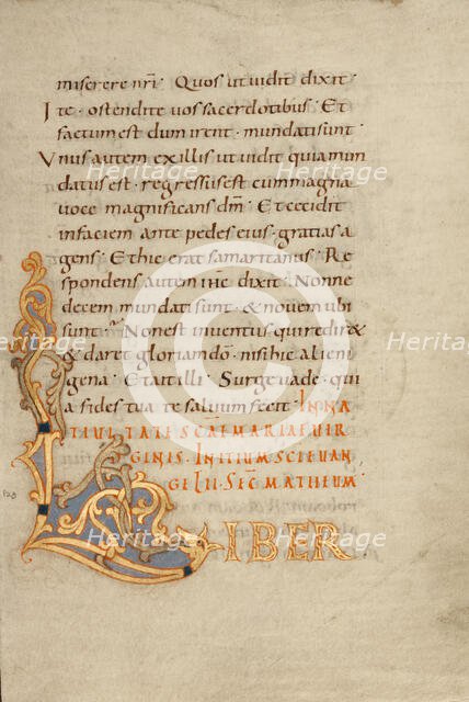 Decorated Initial L; Gospel Lectionary, late 10th century. Creator: Unknown.