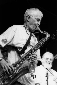 Bill Perkins, Brecon Jazz Festival, Powys, Wales, 2000. Creator: Brian Foskett.