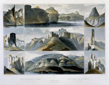 'Remarkable Hills on the Upper Missouri', 1844. Artist: Friedrich Salathe