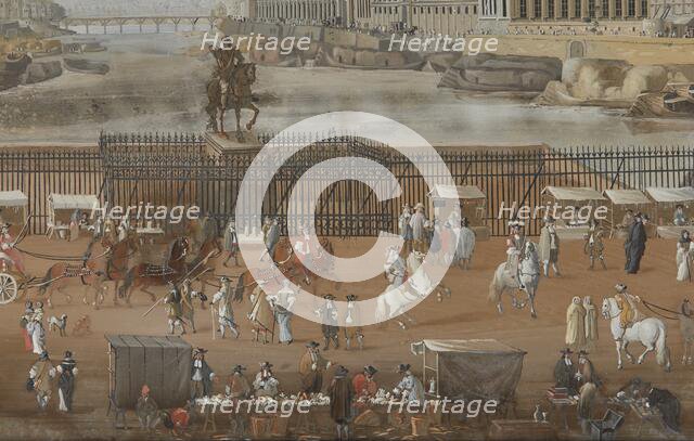 View of the Seine from Pont Neuf. Creators: Johann Wolfgang Baumgartner, Abraham Bosse.