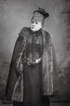 Mrs Bancroft (nee Marie Wilton) (1840-1921), English actress, c1890. Artist: Unknown