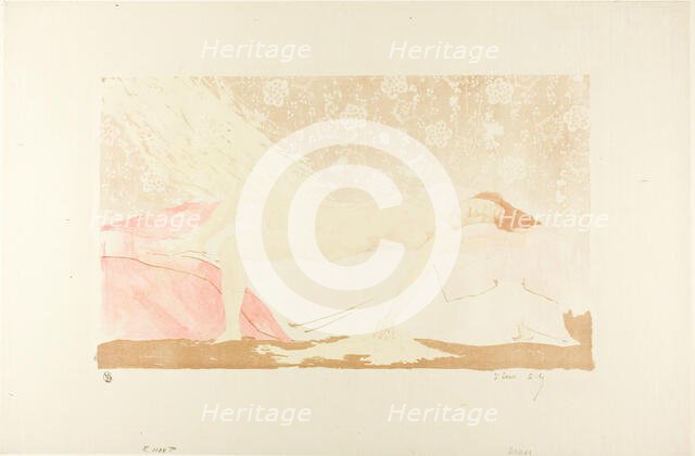 Danaë, 1894. Creator: Alexandre Lunois.