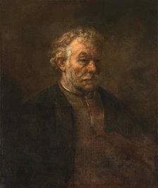 Study of an old man, 1650. Creator: Rembrandt van Rhijn (1606-1669).