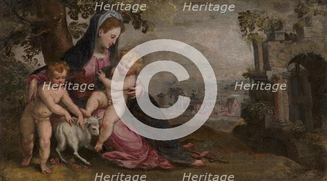 Mary with Jesus and John, 1503-1603. Creator: Lodewijk Toeput.