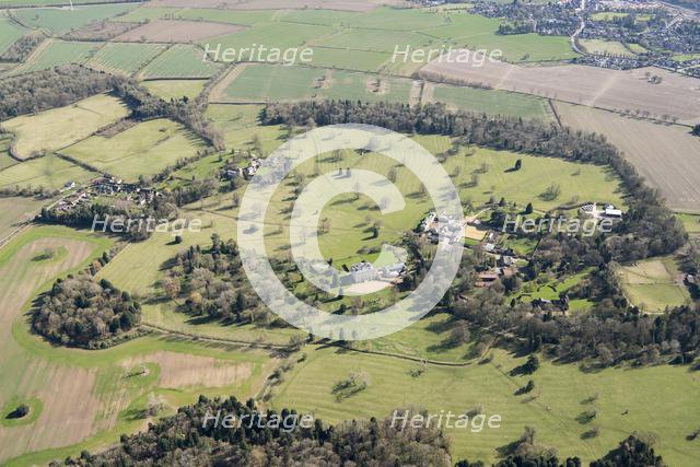 Landscape park at Courteenhall, near Northampton, Northamptonshire, 2018. Creator: Historic England Staff Photographer.