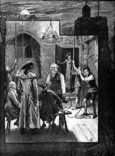 Christmas Bell-Ringers, drawn by F. Dadd, 1883. Creator: Eugène Froment.