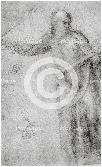 Study for a figure of Christ, c1555 (1958). Artist: Unknown
