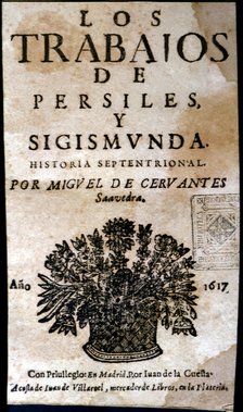 Cover of 'Los trabajos de Persiles y Sigismunda' (Works of Persiles and Sigismunda) by Miguel de …