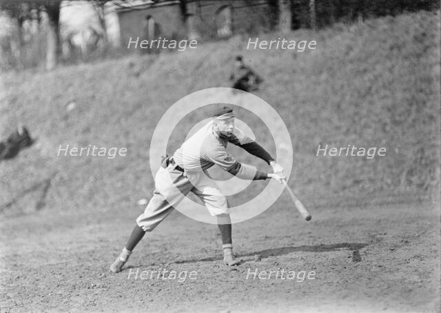 "Long" Tom Hughes, Washington Al, At University of Virginia, Charlottesville (Baseball), c1912-1915. Creator: Harris & Ewing.