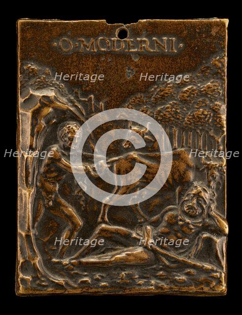 Cacus Stealing the Oxen of Hercules. Creator: Moderno.