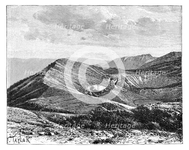 Summit of Mount Irazu, Costa Rica, c1890. Artist: Unknown