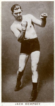 Jack Dempsey, American boxer, 1938 Artist: Unknown