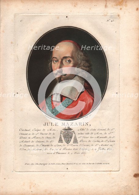 Cardinal Mazarin, 1790.