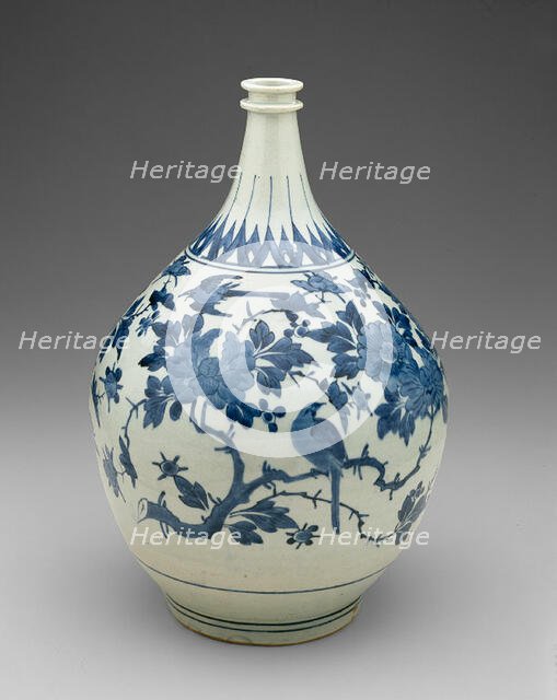 Arita-Ware Apothecary Bottle, 1670/80. Creator: Unknown.
