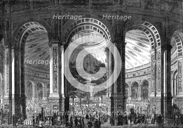 Interior of the Vienna Exhibition Building, 1872. Creator: Unknown.