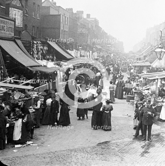 Chapel Market, Islington, London. Artist: Unknown
