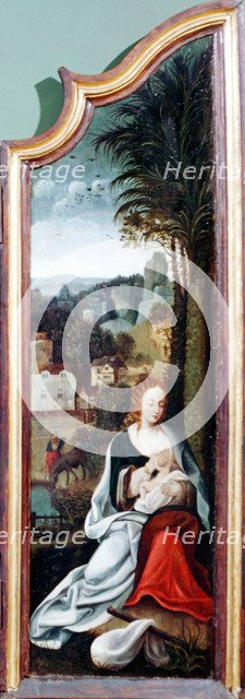 'Adoration of the Shepherds', triptych, late 15th-early 16th century. Artist: Cornelius Engebrechtsz