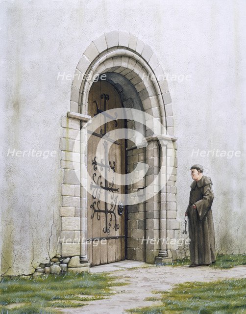 North Elmham Chapel, 12th century, (1990-2010). Artist: Peter Urmston.