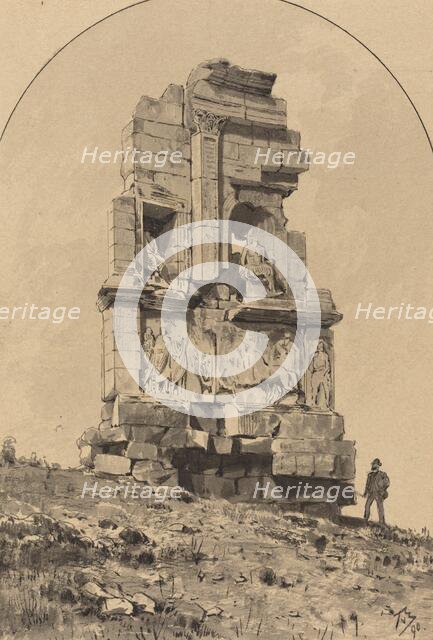 Monument of Philopappos, 1890. Creator: Themistocles von Eckenbrecher.