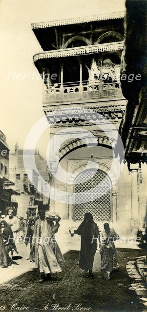 'Cairo - A Street Scene', c1918-c1939. Creator: Unknown.