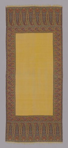 Shawl, India, 1825/35. Creator: Unknown.